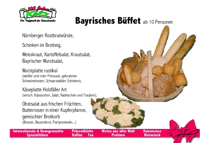 Kelz-Delikatessen Eichstaett - Partyservice Broschuere Seite39